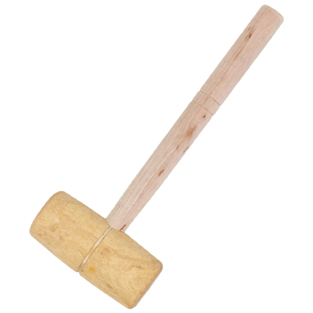 Multi-Use Wood Mallet for Woodworking and Craft Applications Strong Wooden Hammer for Chisels Compact Design Mallet Wood Tool