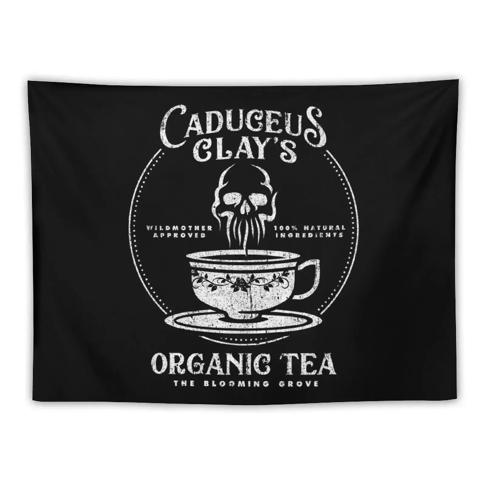 

Caduceus Clay's Organic Tea Tapestry Anime Decor Decorations For Room Tapestry