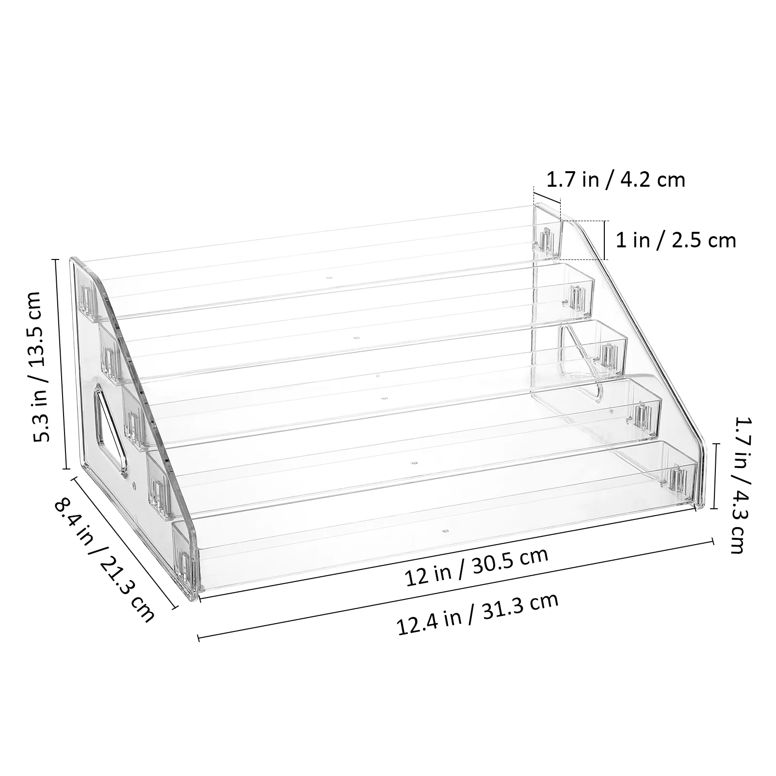 Display Stand Nail Organisatoren Opslag Risers Polish Rek Houder Oogschaduw Palet Doorzichtige Cake