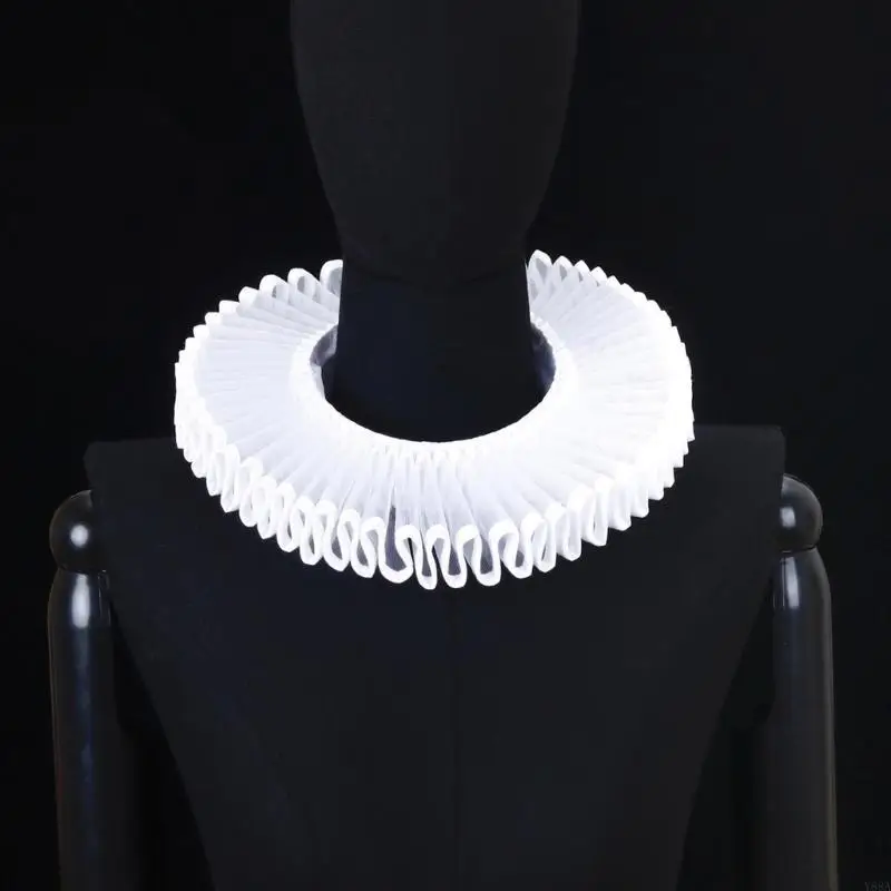 Y88A TIE COSPLAY COSPLAY RUFFLED ELIZABETHAN COSPLAY COSPLAY DRAMA PLAY DISCITITION SHIRT TWALAR