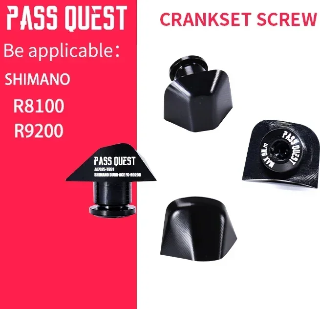 PASS QUEST 110 BCD chainring bolt modification cap for shimano 105 r7000 ultegra r8000 dura ace r9100 r9200 single double screw