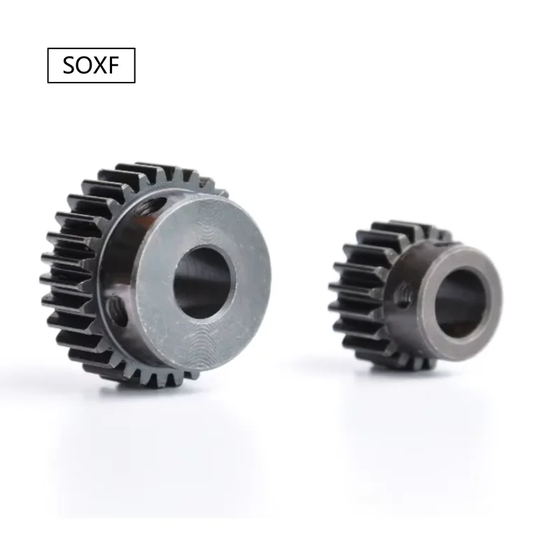 1 Module 20T Spur Pinion 4mm 5mm 6mm 6.35mm 7mm 8mm 10mm 12mm 12.7mm Bore Power Transmission Gear For Conveyor Automation