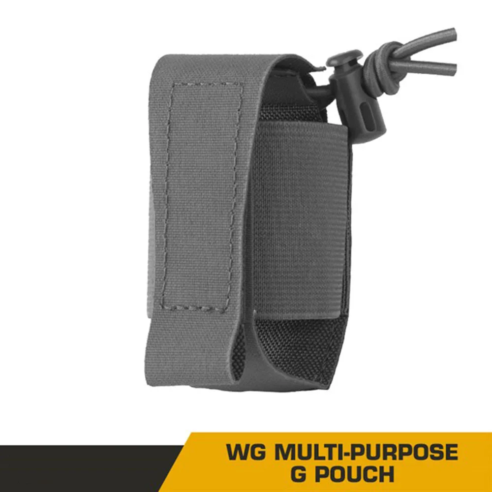 Multi-purpose Elastic Grenade Bag Tactical Waist Belt Molle Gren Pouch Storage Bag