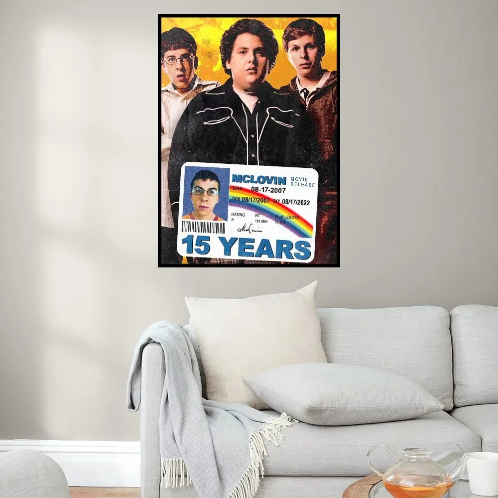 Film Superbad Youth Poster Prints Wall Painting Bedroom Living Room Decoration Office Small