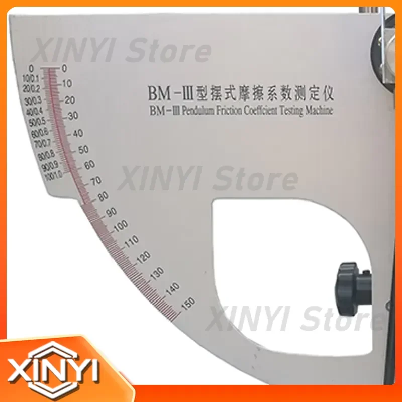 BM-III Pendulum Friction Coefficient Tester for Pavement Tile Floor Vibration Pendulum Deformation Rubber Sheet and Aluminum