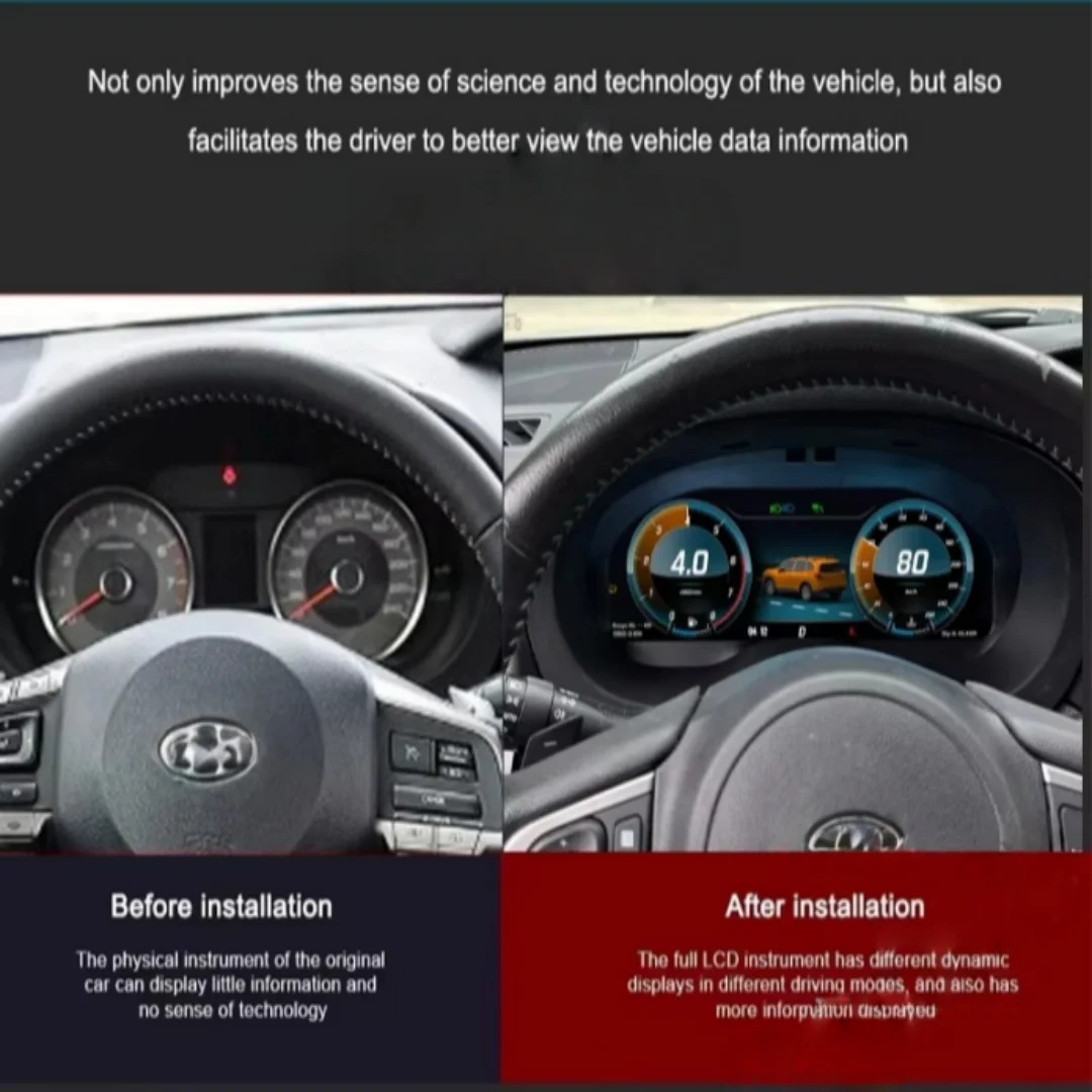 Plug and Play For Subaru Forester Legacy 2013~ 2024 LCD  Digital Performance Display Dashboard DenaliDigital Instrument Cluster