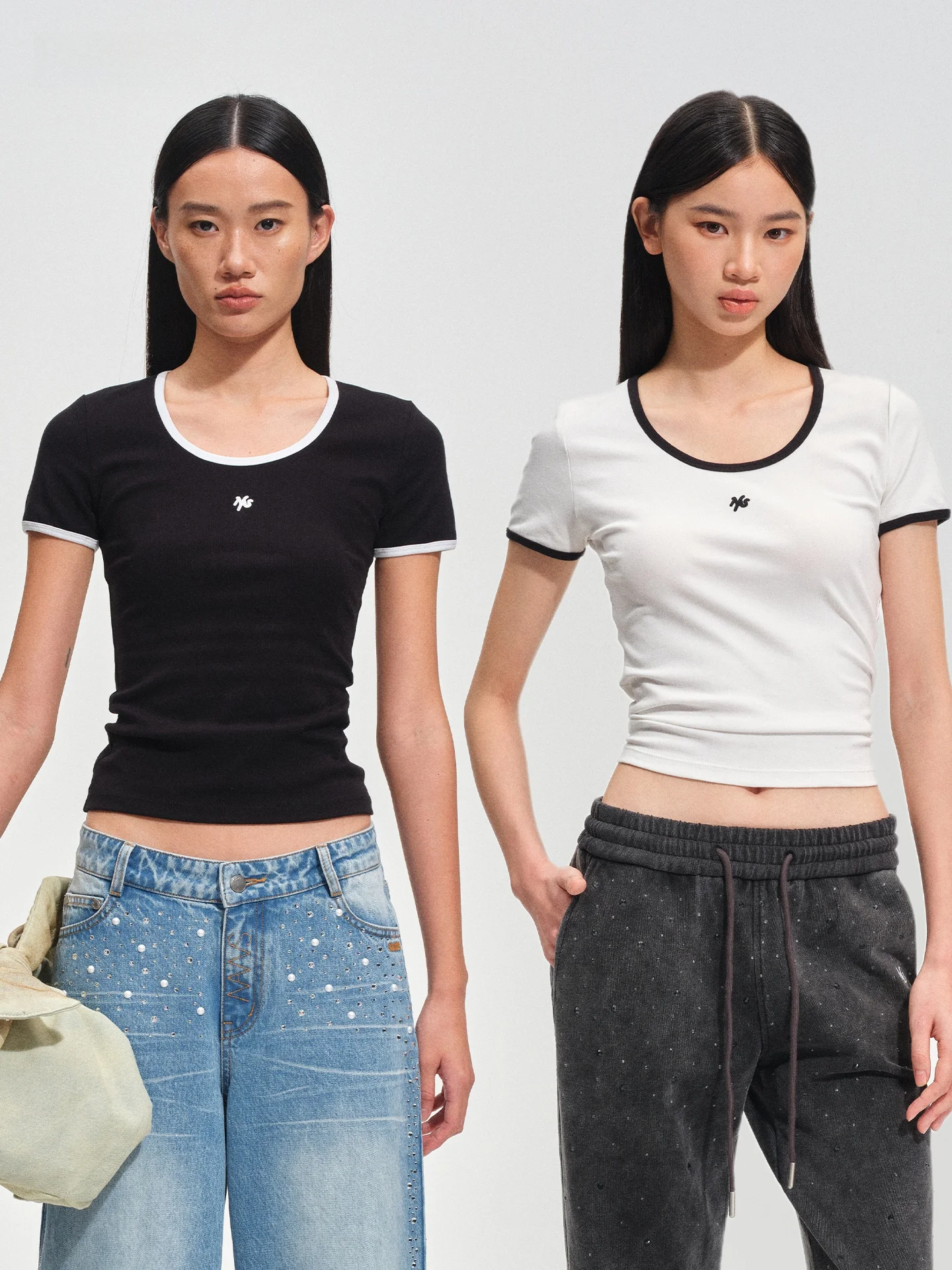 

Футболка NAWS Ghost Tee Classic Basic Color Blo с круглым вырезом, приятная к телу, облегающая, спортивная, с коротким рукавом, повседневная