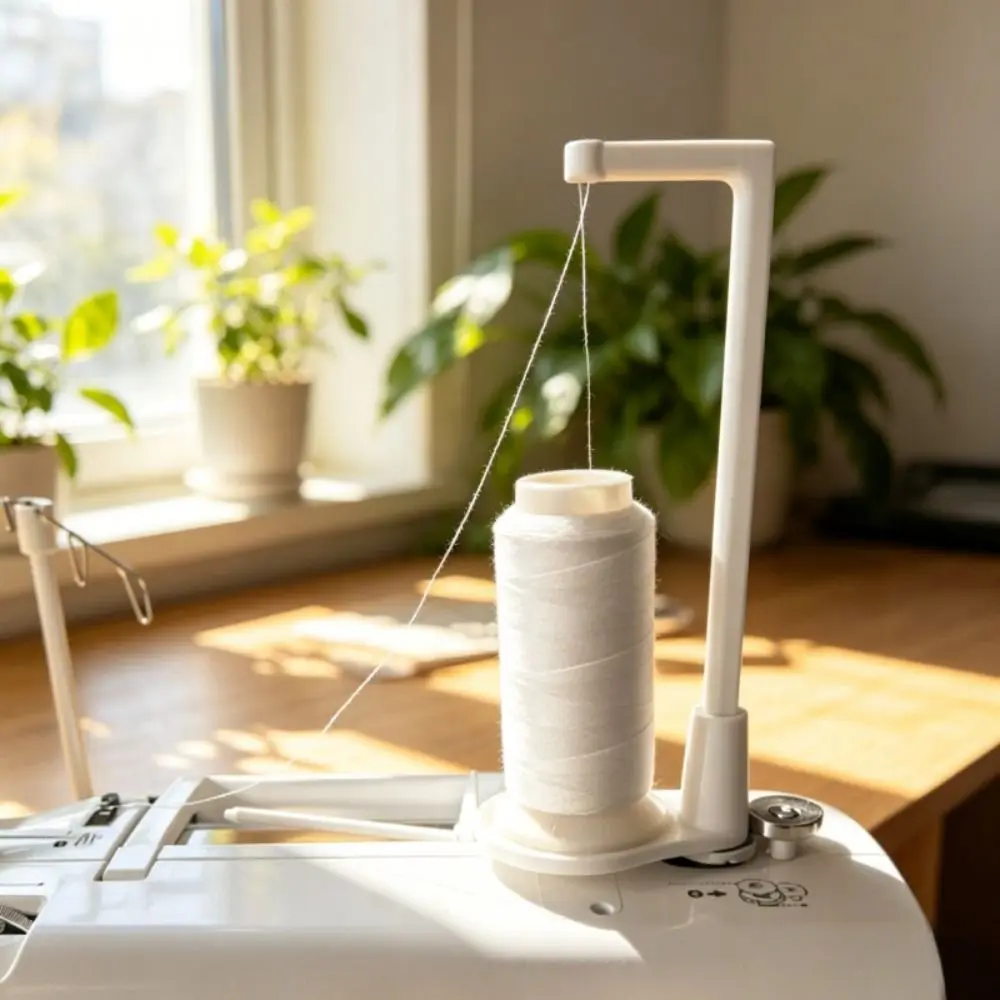 3D Printed Sewing Machine Thread Stand Creative Anti-Winding Anti-Tangle Thread Guide Durable Universal Vertical Bobbin Stand