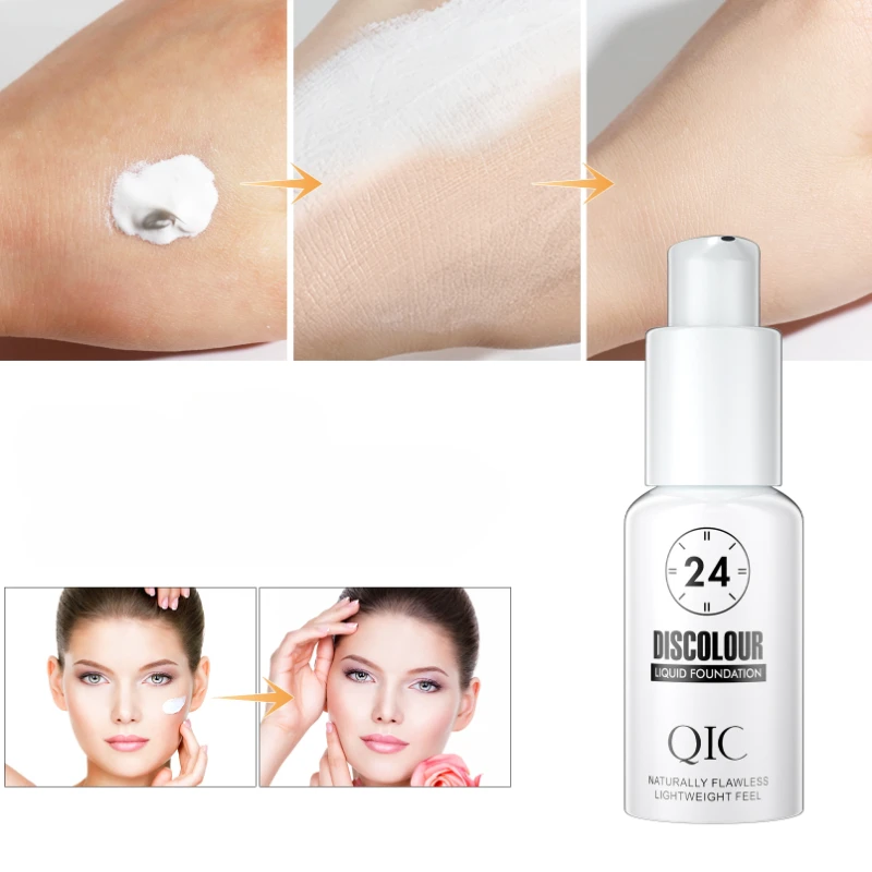 30ml Magic Color Changing Foundation Oil-Control Face Cover Concealer Makeup Long-lasting Eye Corrector Primer Makeup Cream