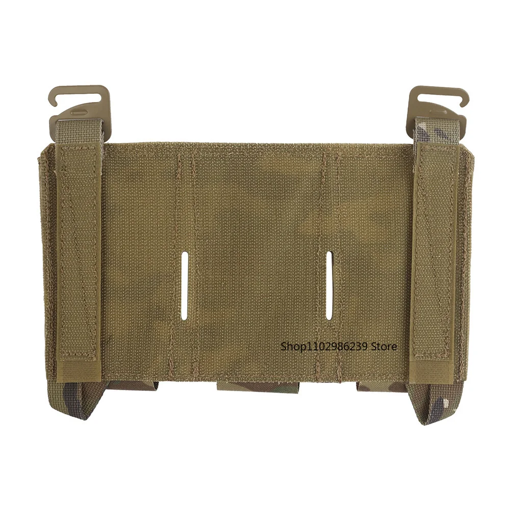 حقيبة Triple Mag - حامل مجلة MOLLE لـ 5.56 / 7.62x39 / PCC 9 مم أكياس غلوك ممتدة G-Buckle Front Placard مرفق #3