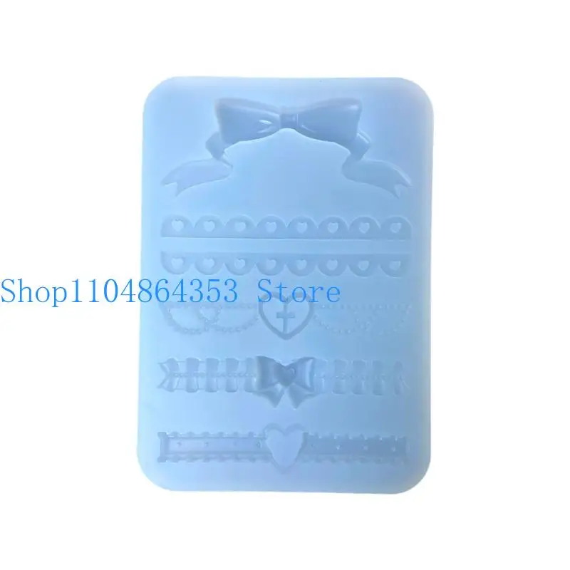 

652f Easy Lelepred Silicone Bowknot кружевная эпоксидная форма