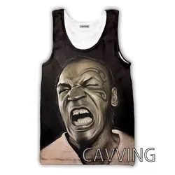 CAVVING 3D Printed  Mike Tyson Tank Tops Harajuku Vest Summer Undershirt Shirts Streetwear for Men/women