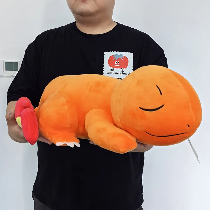 

Big Original Sleep Charmander Plush 35cm Pokemon Pillow Soft Stuffed Toy Japan Anime Dragon Plush Doll Gift for Children