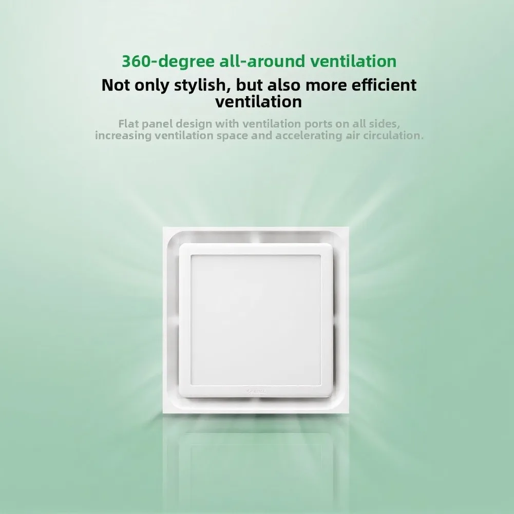Ceiling Ventilation Fan, Lighting 2-in-1 -Exhaust Fan With LED Light -Exhaust Fan With Light Ventilation Fan