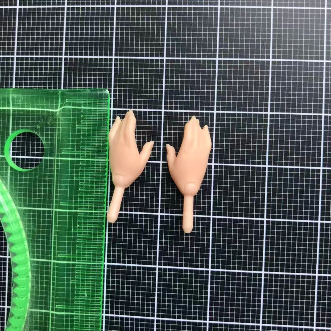 1/6 Puppe Ersatz Hände Mit Nagellack Puppe Teile Weiß Braun Schwarz Farbe Hände LOL Kleine Schwester Puppe Teile – Detail 2