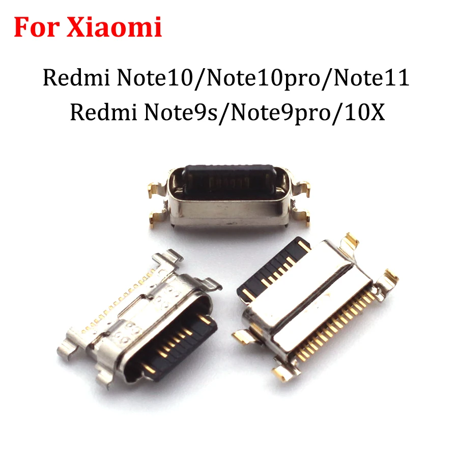 

2-100Pcs For Xiaomi Redmi 10X Note 9s/9pro/Note10/10Pro/Note11 Micro USB Jack Charging Socket Charger Port Plug Dock Connector