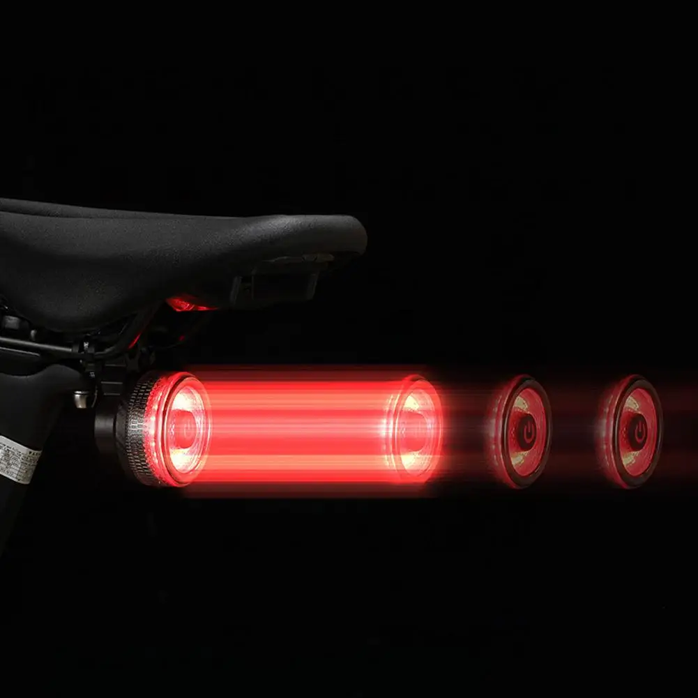 Smart Bicycle Tail Rear Light Auto Start Stop Brake LED Waterproof Cycling Taillight Lights Bike USB Rechargeable Z5P1