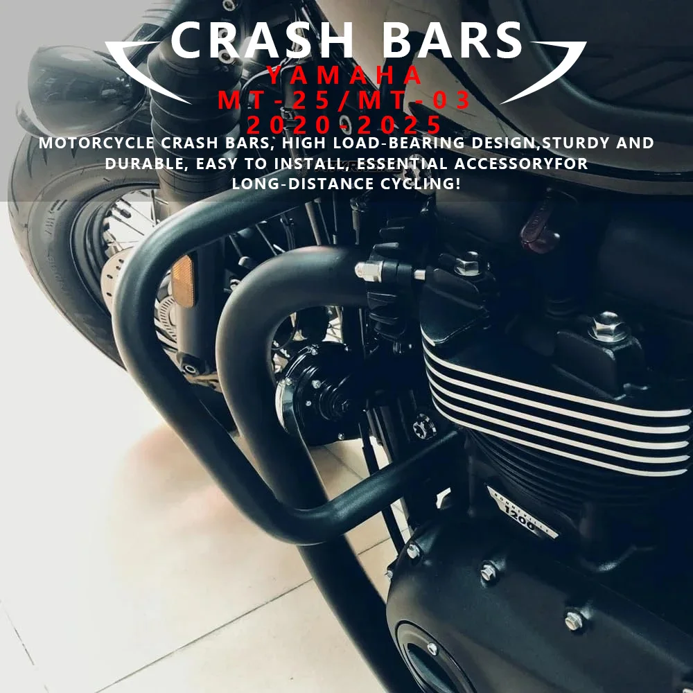 

For YAMAHA MT-25/MT-03 2020-2025 Motorcycle Accessories Falling Engine Protetive Guard Cover Crash Bar Frame Protector Bumper