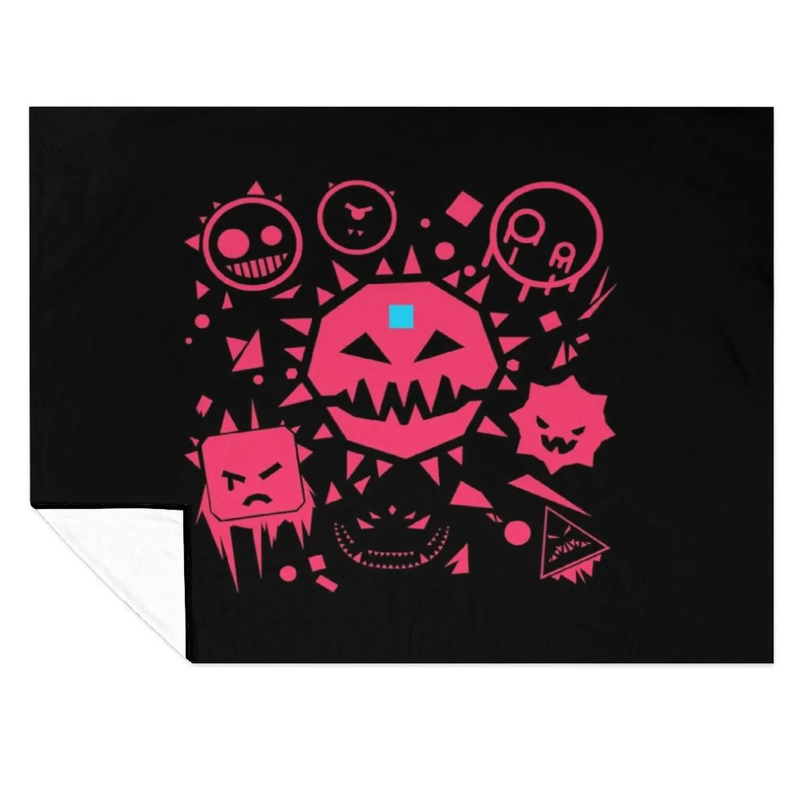 

just shapes and beats design Throw Blanket for sofa Thins Decorative Sofas manga Blankets