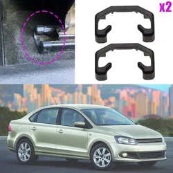 2PCS For VW Polo Sedan 2010 2011 2012 2013 2014 2015 2016 2017 – 2022 Auto Seat Slide Clip Sliding Rail Cap Avoid scratching