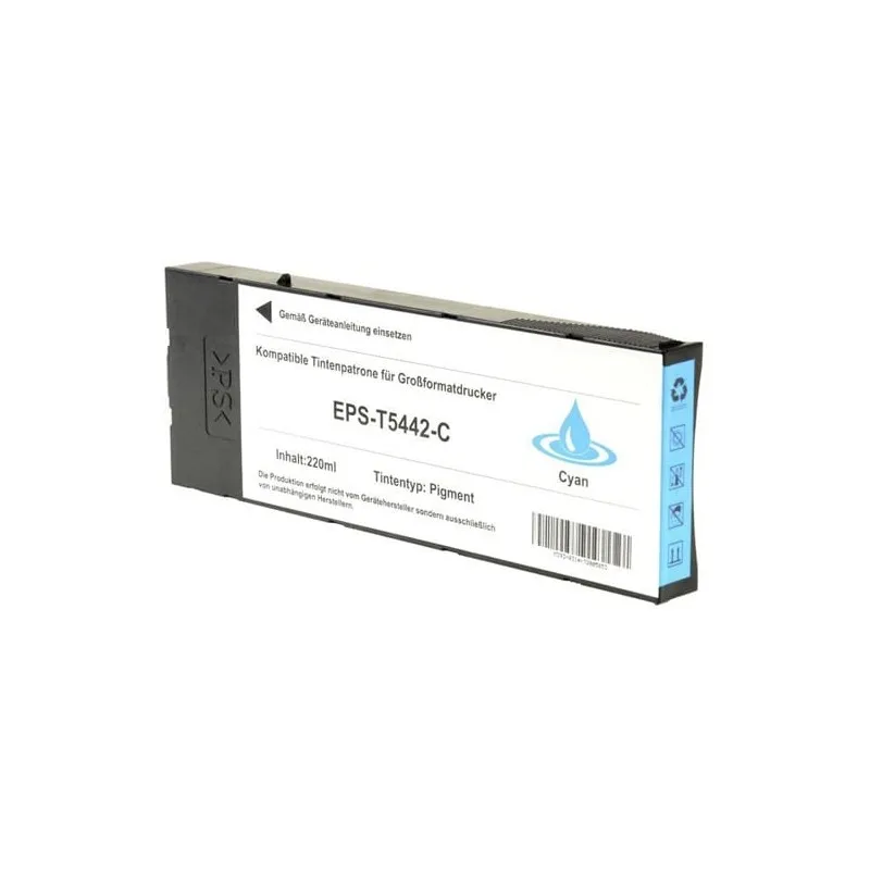 EPSON cyan E5442 alternative ink cartridge, replaces C13T544200 XET5442C imprimirbien.com