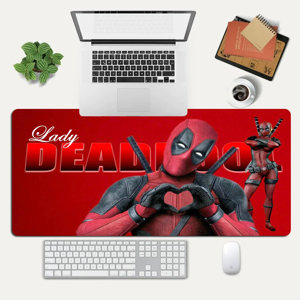 Imagem -04 - D-deadpools Engraçado Herói Mousepad Custom Skin Desktop Desk Mat Kawaii Gaming Acessórios Estudantes Escrevendo Pad para pc Computador