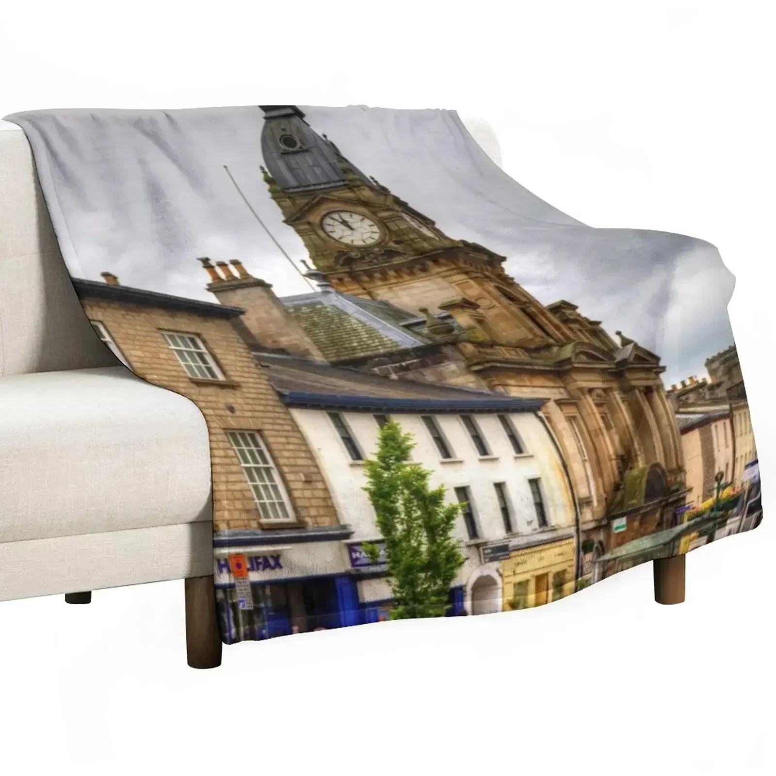 Kendal Town Hall Throw Blanket Sofa Quilt Large valentine gift ideas Blankets