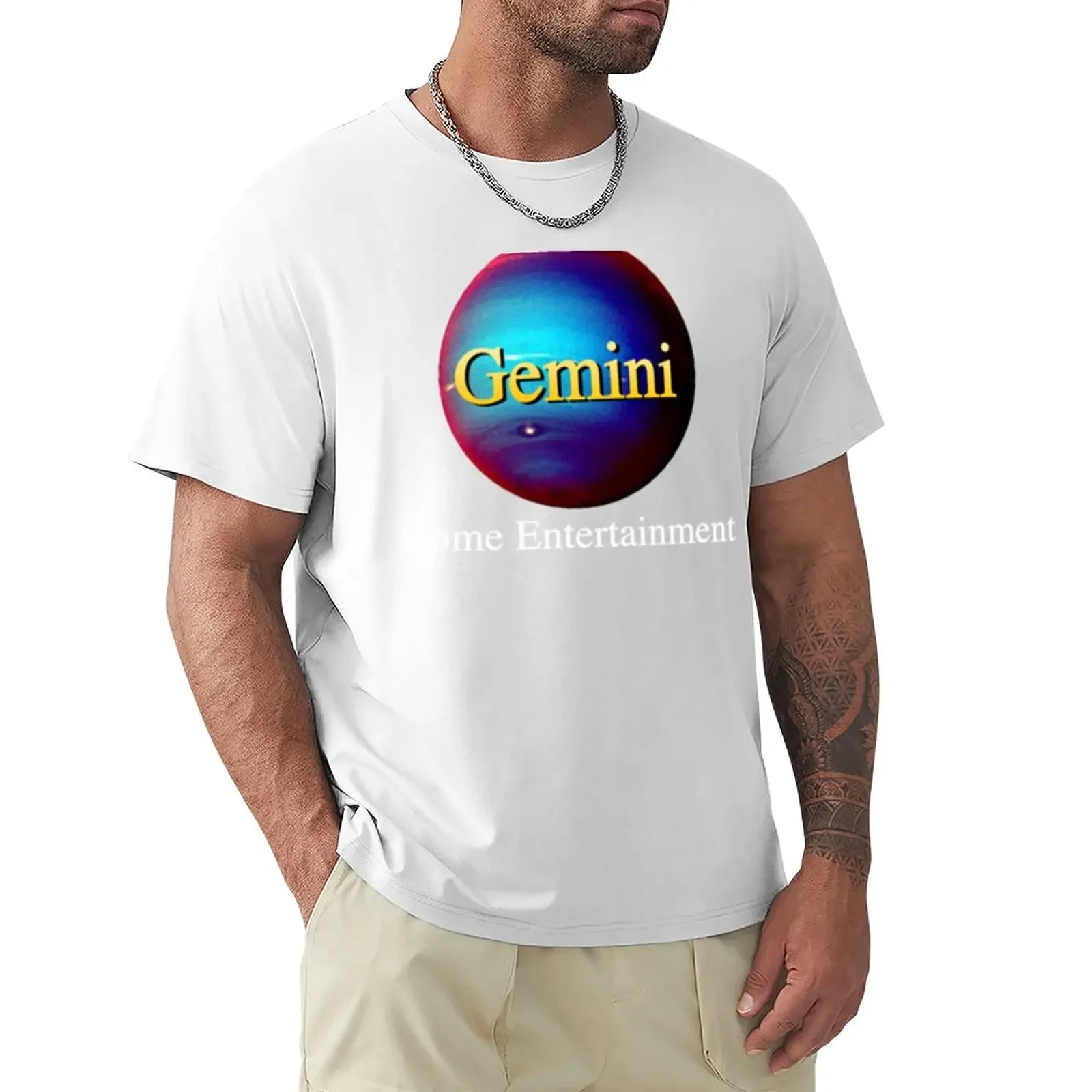 Gemini Home Entertainment T-Shirt T-Shirt new edition animal prinfor boys mens white heavyweight Round Collar Outfits funny 2024