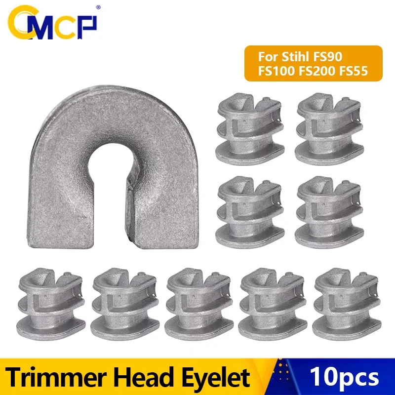 CMCP 10pcs Cabeça de aparador Manga ilhó para STHIL 25-2 FS90 FS100 FS200 FS55 Kit de peças de cortador de escova de aparador de cordas