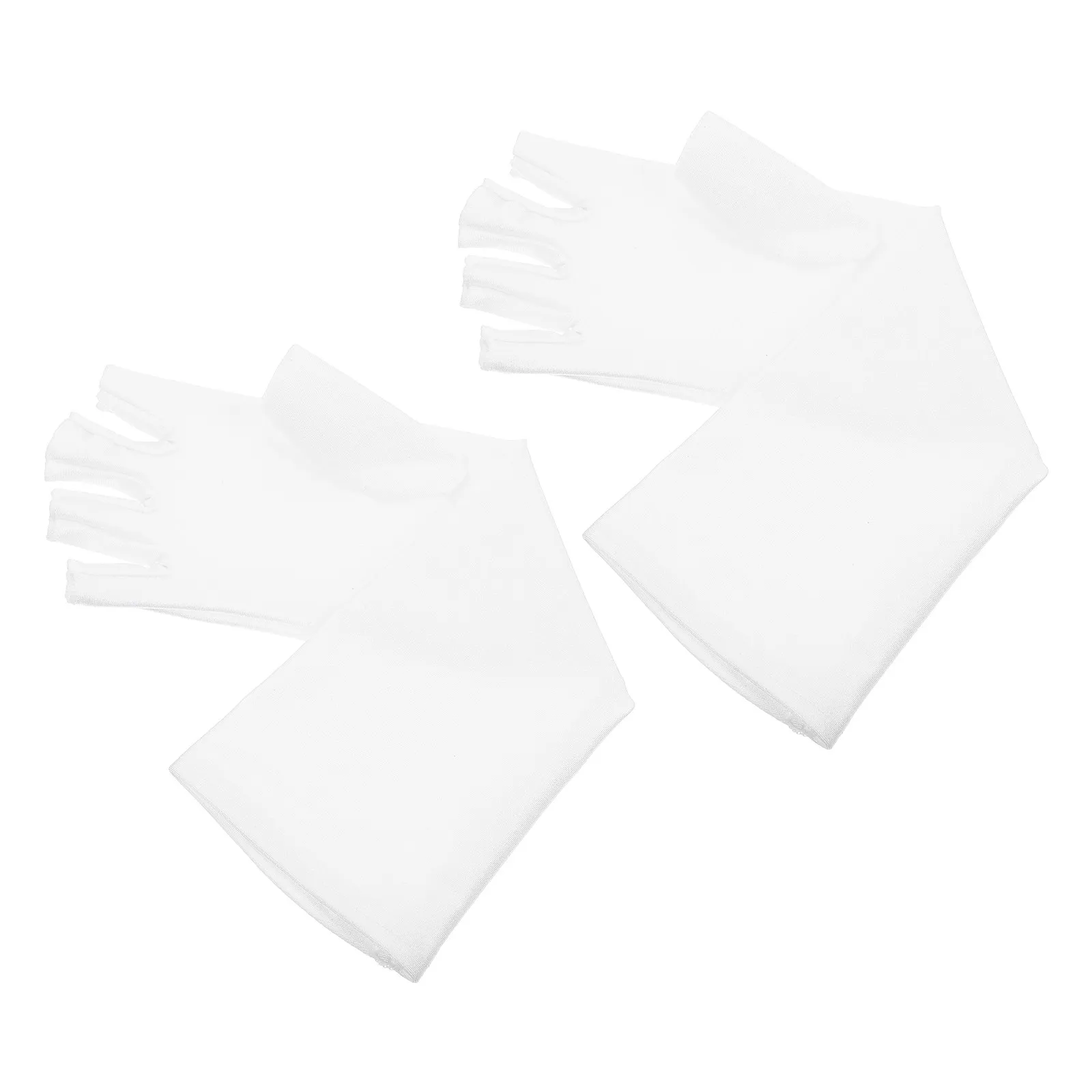 

1 Pair Uv Protection Arm Sleeves Summer Half Finger Cooling Sun Protection Sleeve for Outdoor Sports Cycling Running Fishing
