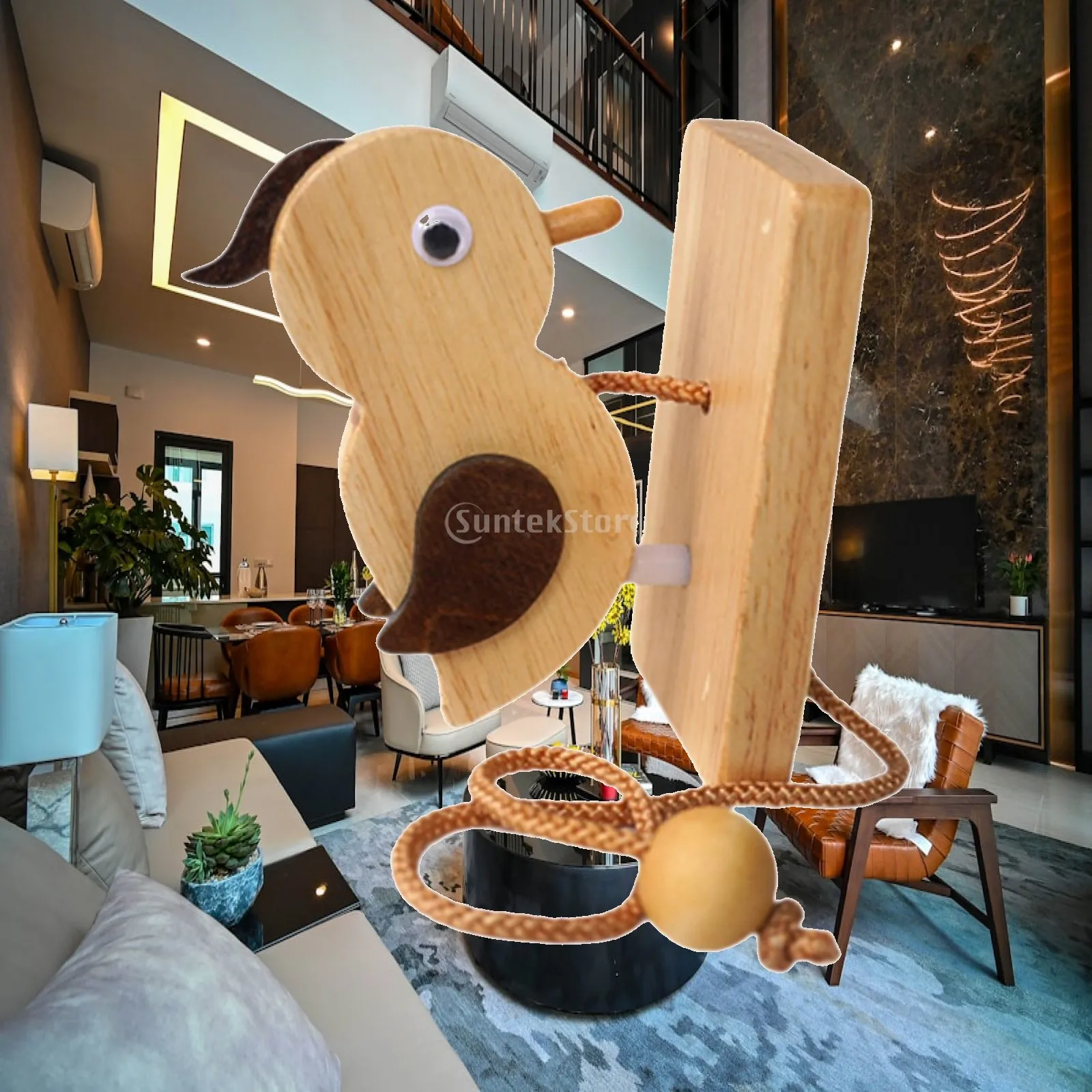 Woodpecker Doorbell Vintage Design for Door Opening Woodpecker Door Knocker for Office Early Education Gate Business Porch