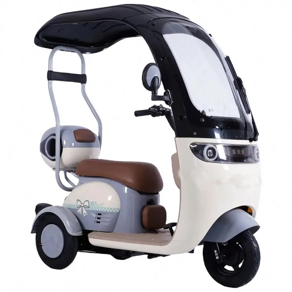 

Hot Leisure Three-Seater Electric Tricycle for New Energy Vehicles