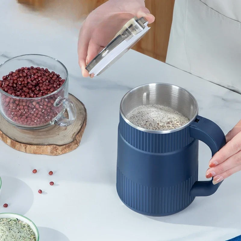 

L # Electric Grinding Machine Mini Stainless Steel Coffee Grinder Grain Chinese Herbal Medicine Flavoring Ultrafine Dry Grind