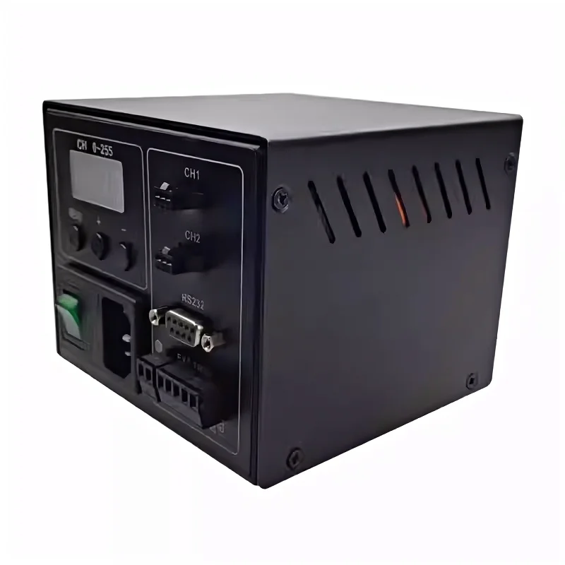 وحدة تحكم رقمية ثنائية القناة بقدرة 65 وات | وحدة تحكم مصدر الضوء | باهتة | وحدة تحكم رؤية الماكينة لفحص رؤية الماكينة #4