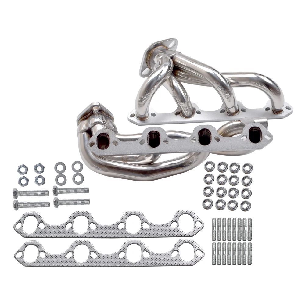 Shorty Stainless Exhaust Manifold Headers for Ford F150 F250 Bronco 88-96 5.8L
