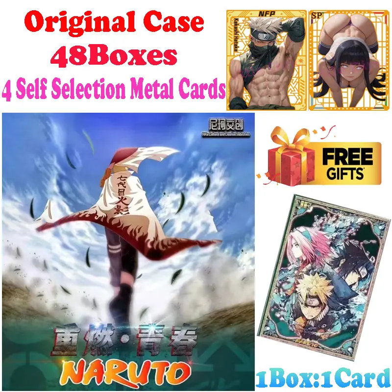 

2024 Newest Case Wholesale Nike Cult Naruto Naked-Eye 3D Collection Card Sakura Booster Box ACG CCG TCG Chrismas Hobbies Gift