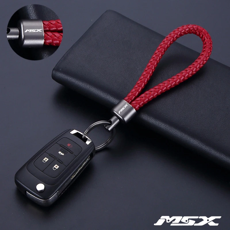 

Keyring For Honda GROM MSX125 MSX 125 ABS High Quality Motorcycle Accessories Woven Keychain