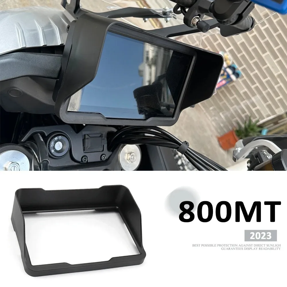 

New Motorcycle Accessories Plastic Black Sun Visor Instrument Protector Cover For CFMOTO 800MT 800mt 800 MT 2023
