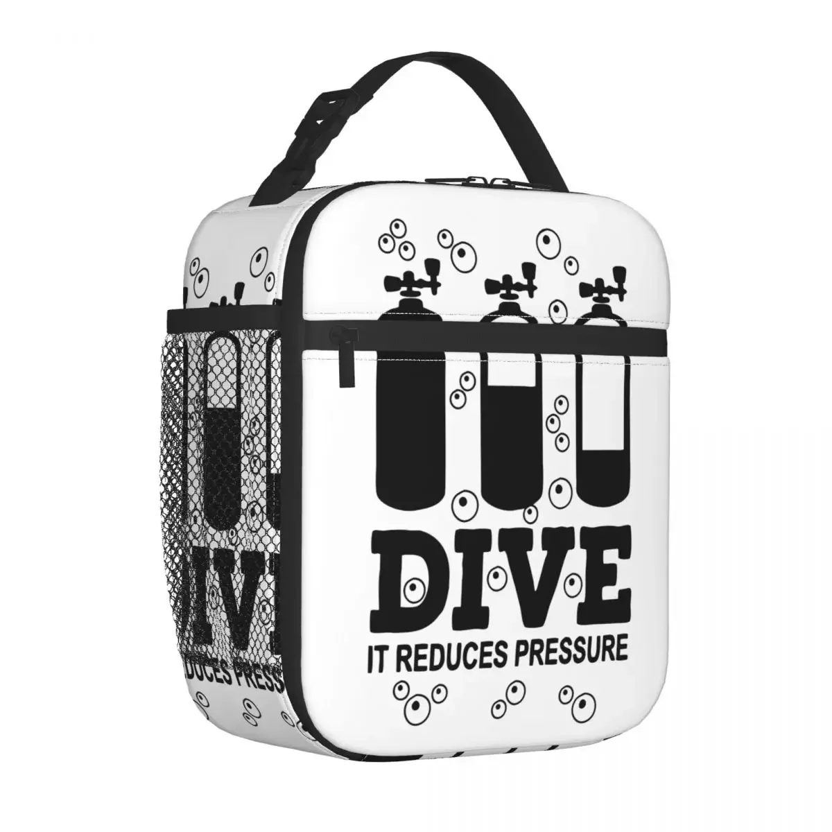 Scuba Diving Insulated Lunch Bag Leakproof Dive Diver Sea Snorkeling Meal Container Thermal Bag Tote Lunch Box Office Food Bag