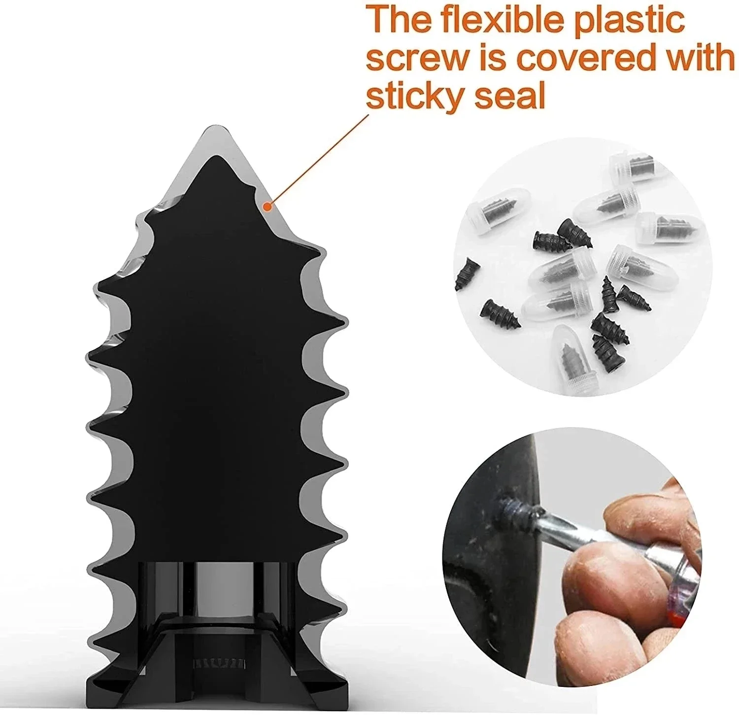 10-30PCS Vacuum Car Tyre Repair Rubber Nail Set Tire Screws Tubeless Repair Tools Kit for Motorcycle Truck