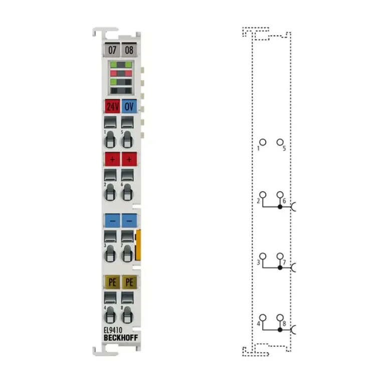 EL9410 | Power supply terminal for E-bus, with diagnostics,I/O series