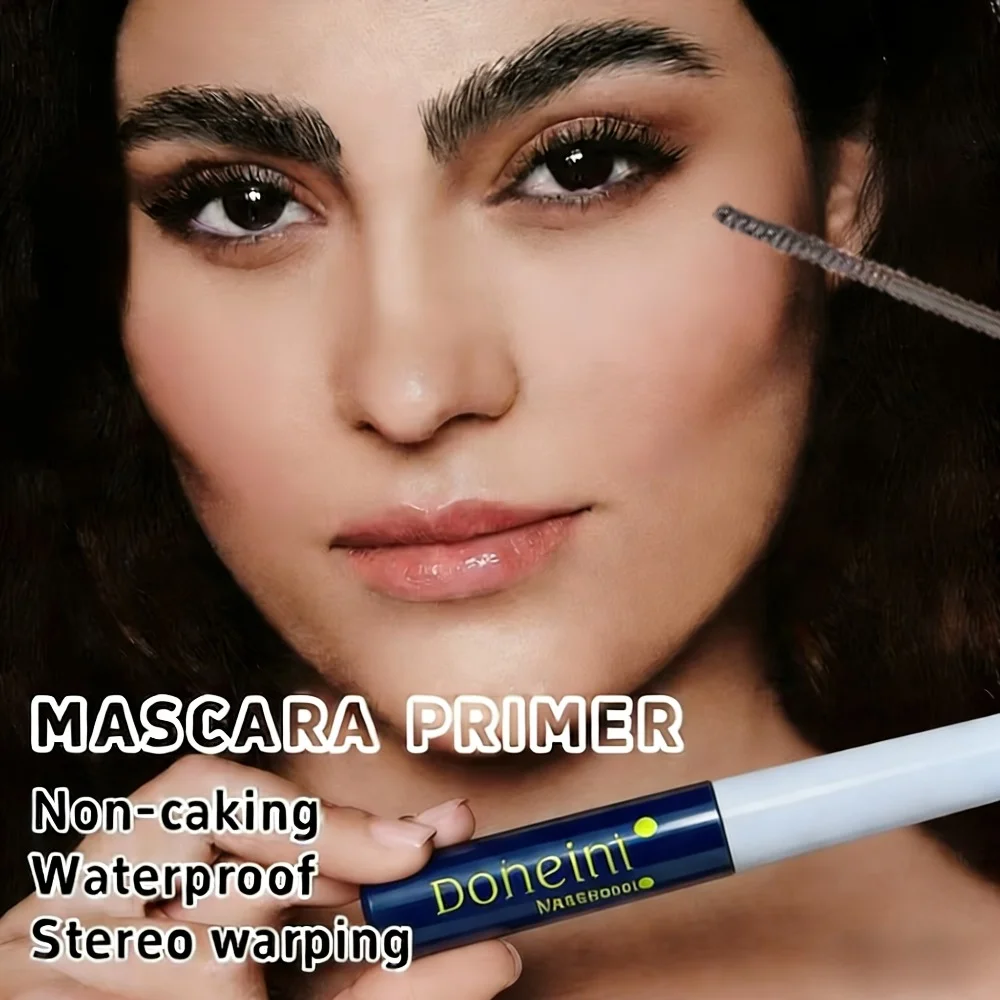 Máscara de pestañas voluminizadora 4D negra resistente al agua, ultralarga, duradera, a prueba de manchas, agrega longitud y profundidad para un encanto mejorado