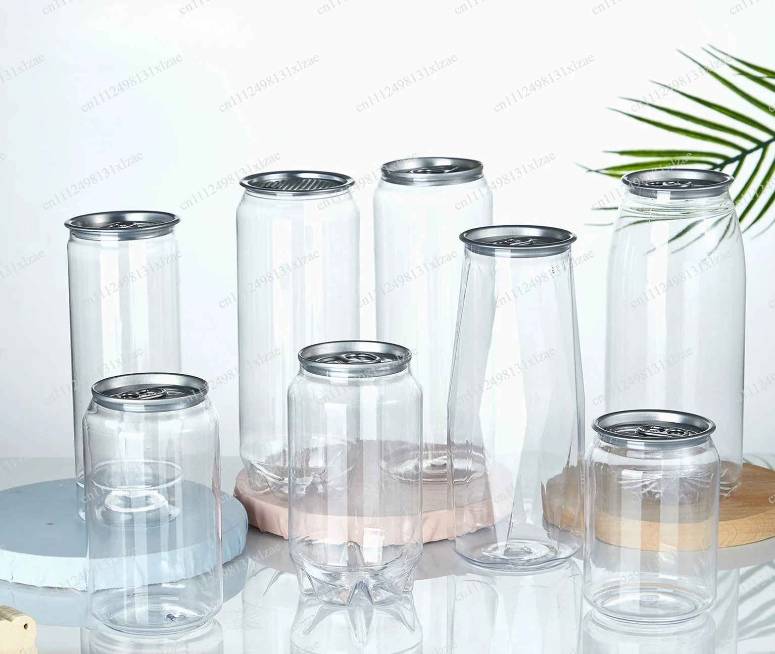 Portable Plastic Sealable Cans, Airtight Beverage Bottles for Milk Tea, Bubble Water & Coffee – Stackable Drink Storage
