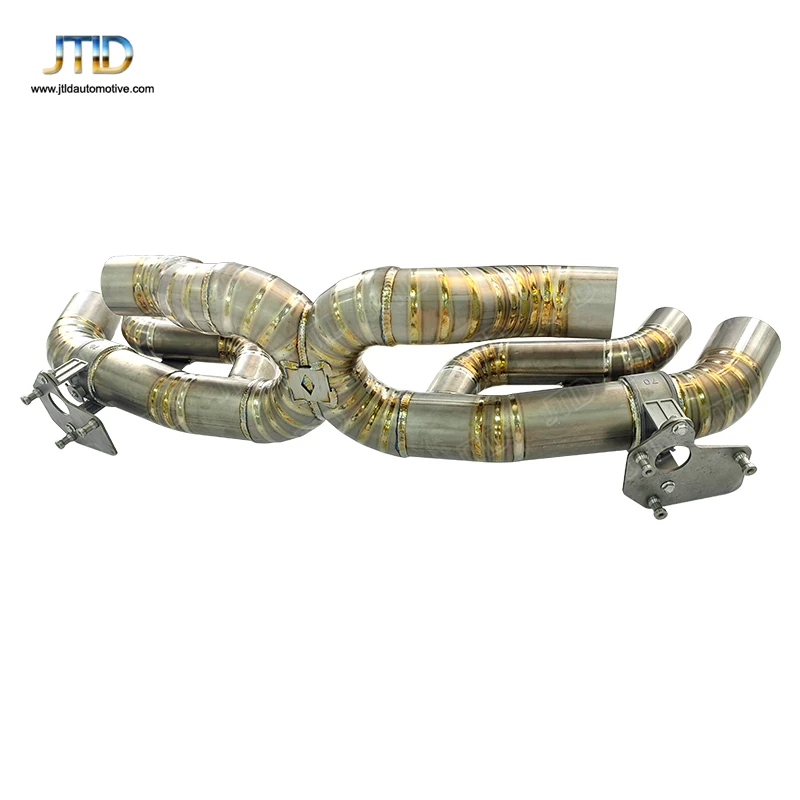 Factory Direct Sales Titanium Original Color Valvetronic Exhaust System Catback Muffler For Porsche 911 Carrera 992 Turbo S