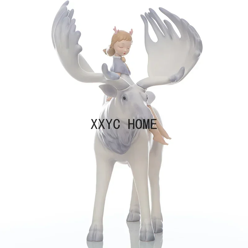 ليلة بيضاء خرافة الغزلان الديكور الشمال زينة الديكور Xianglu الوليد #5