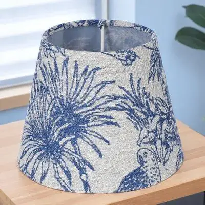 

Embroidered Fabric Lampshade Iron Cover Desk Floor Tropical Lamp Shade Elegant Warm Lighting Accessories Stylish Durable