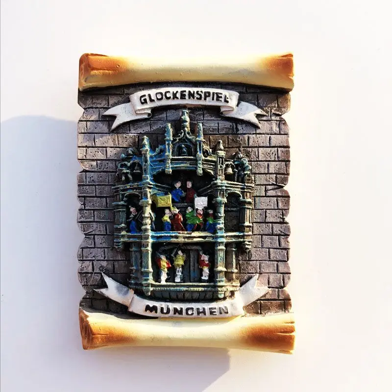 

Ni Hai Marian Square refrigerator magnet, Munich refrigerator strong magnet, home kitchen decoration gift