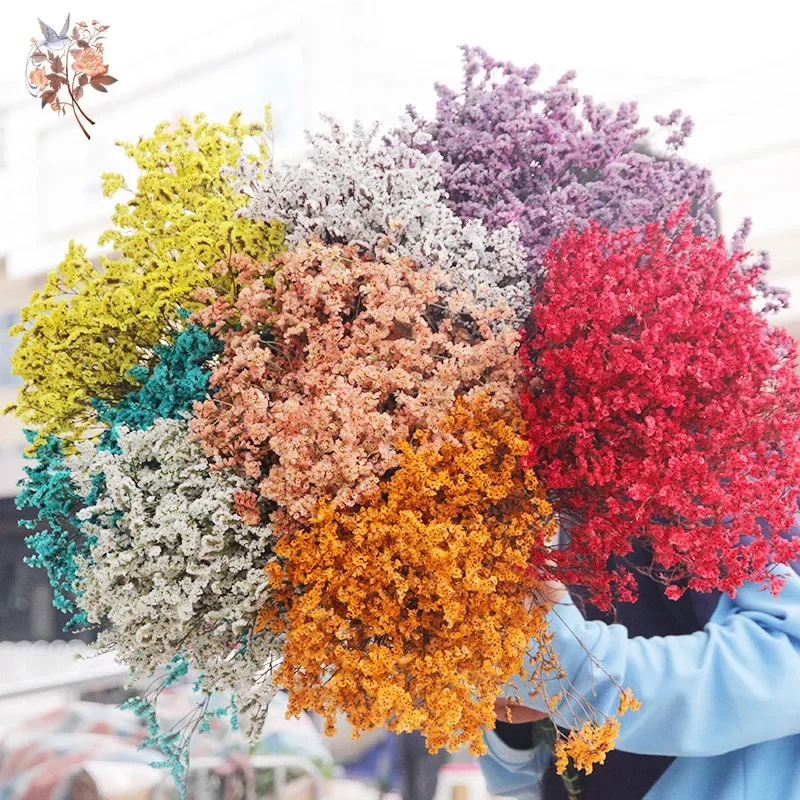 

Dried Flowers Natural Crystal Grass Bouquets Home Wedding Table Decoration Eternal Lover Grass Christmas Party Decor Arrangement