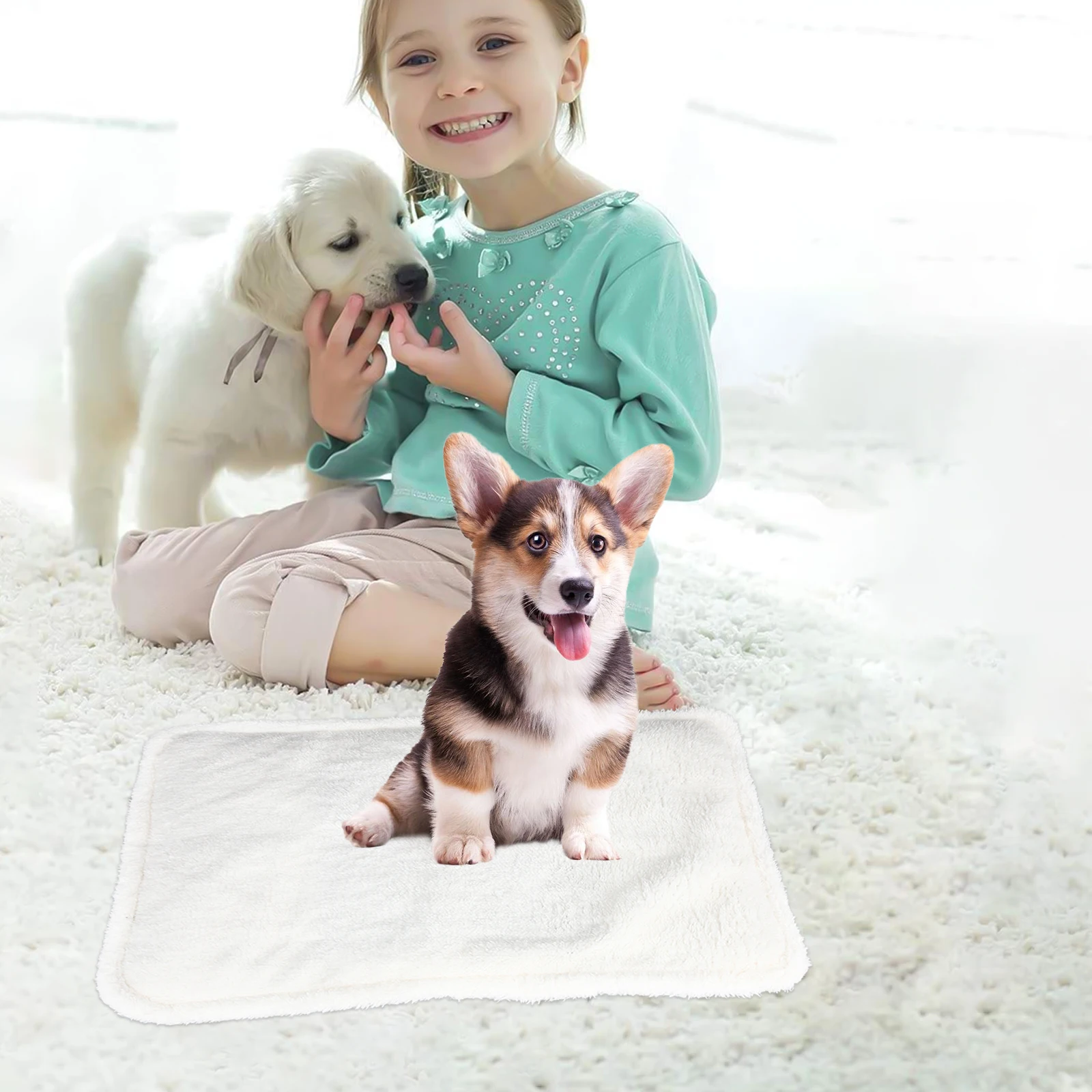 

Pet Heating Pad Dog Indoor Small Puppy Blankets Cat Mat Self Warming Warmer Constant Temperature