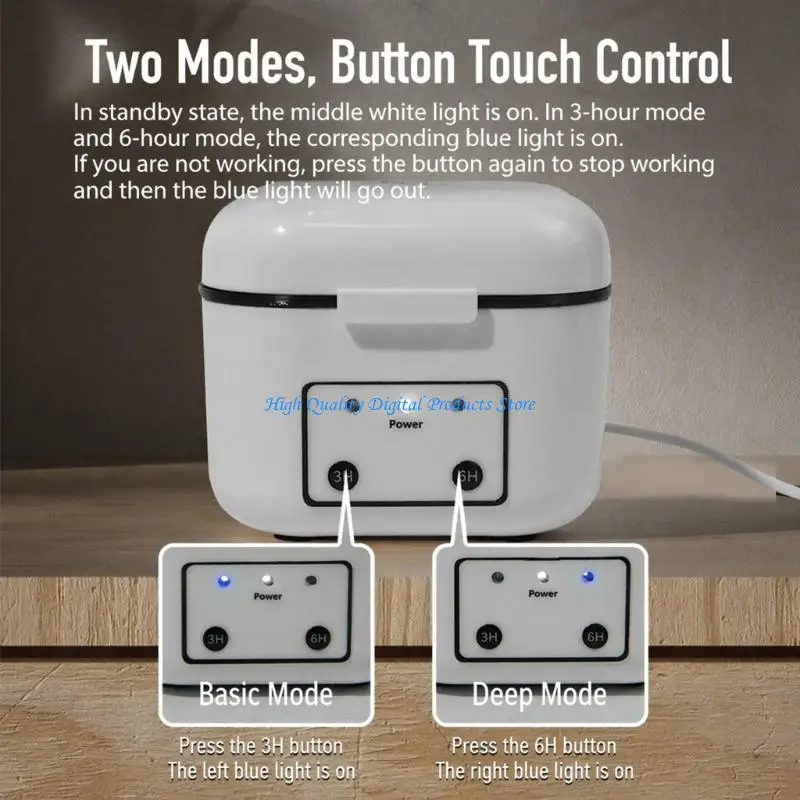 U2JE Drying Storage Case with USB Connection, Warm Air Circulation and Two Care Cycles for In Ear Monitors and Small Delicate